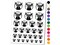 Hunting Hunter Deer in Crosshair Temporary Tattoo Water Resistant Fake Body Art Set Collection